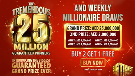 Big Ticket launches "The Tremendous 25 million" for December as its biggest prize to date - The ...