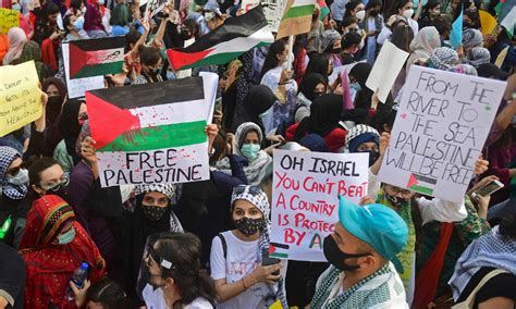 Thousands turn up at ‘Pakistan for Palestine’ demonstration in Karachi ...