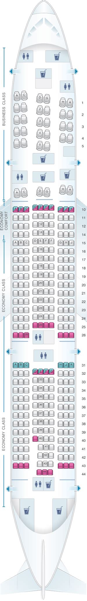 Klm Boeing 777 200 Seating Chart