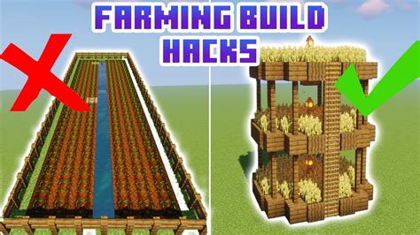 How to Build AWESOME Farms in Minecraft! - YouTube