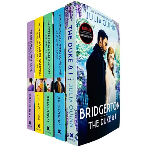 Bridgerton Family Book Series 5 Books Collection Set by Julia Quinn (The Duke and I, Viscount ...