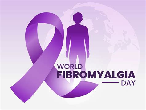 World Fibromyalgia Day Design with People and purple ribbon 21907891 Vector Art at Vecteezy