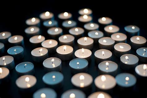 Photo of Array of burning candles | Free christmas images