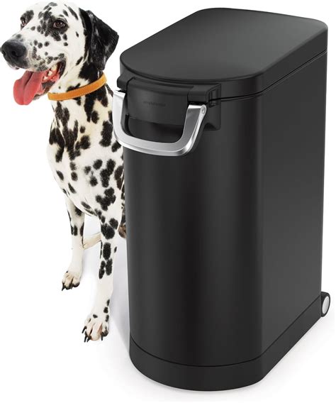 Amazon.com: simplehuman 30 Liter, 32 lb / 14.5 kg Large Pet Food Storage Container for Dog Food ...