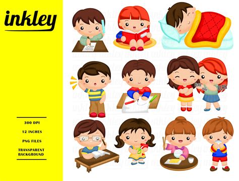 Activity Clipart Activity Clip Art Activity Png Cute Kids | Etsy