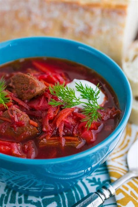 Borscht Recipe with Meat