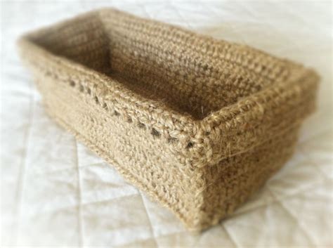 Crochet basket made from rope | Crochet basket, Crochet, Knitting