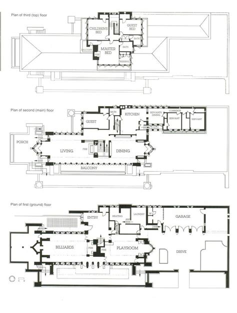 Robie House First Floor Plan