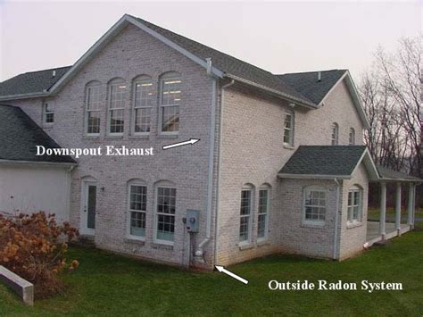 Radon mitigation photos of radon remediation system installation in ...