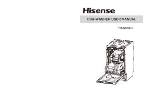 Manual Hisense HV520E40UK Dishwasher