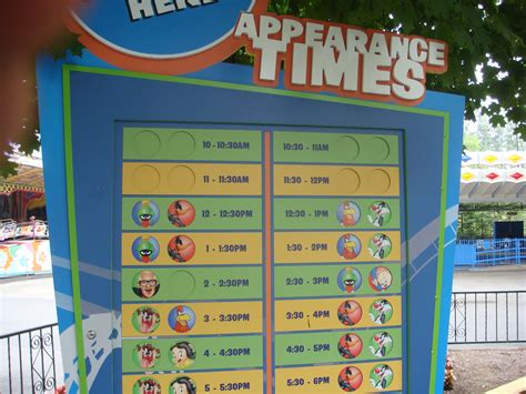 Character Appearance Times, Six Flags The Great Escape | Flickr