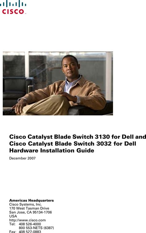 Dell Poweredge M1000E Installation Manual Cisco Catalyst Blade Switch 3130/3032 Hardware Guide