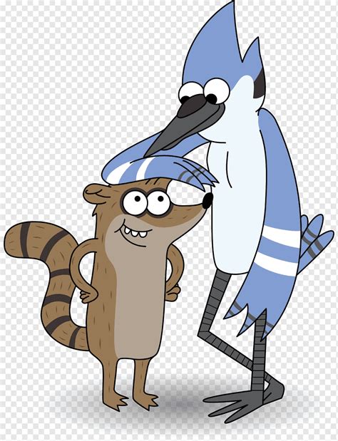 Mordecai Rigby Cartoon Network, show, mammal, carnivoran, dog Like Mammal png | PNGWing