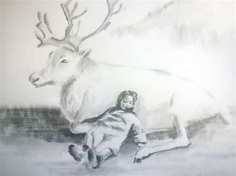 Peaceful.. Drawing by Karyn Shafique | Saatchi Art