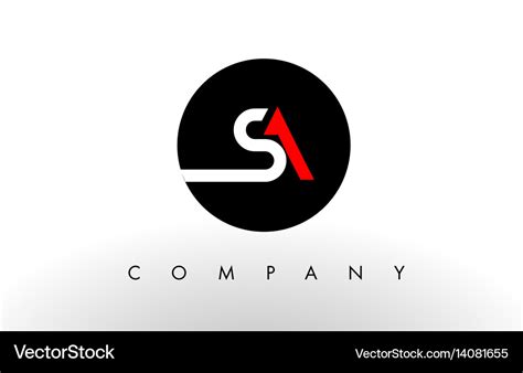 Sa logo letter design Royalty Free Vector Image