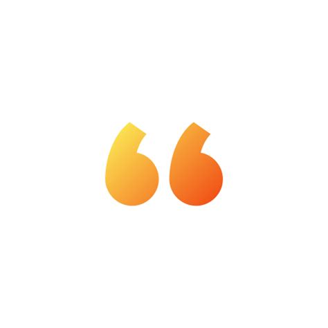 Double quotes Generic gradient fill icon