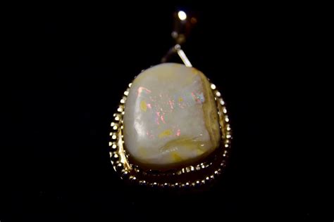 Fire Opal Pendant 2 – Gems by Jake