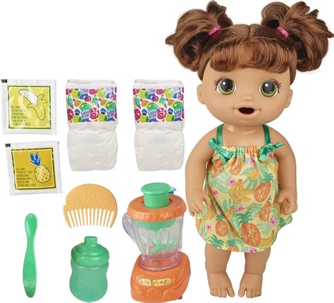 Baby Alive Lil Snacks Doll, Eats And Poops, 8-inch Baby Doll With Snack Mold, Toy For Kids Ages ...