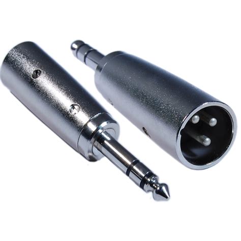 XLR Connector Adapter | XLR Male to 1/4 Stereo Adapter