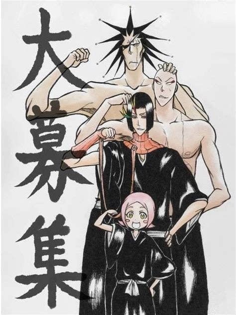 Squad Eleven! Captain Kenpachi Zaraki, Lt. Yachiru Kusajishi, Fourth ...