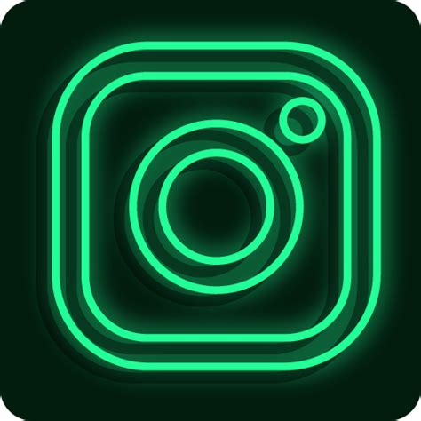 Instagram Icon Circle Green