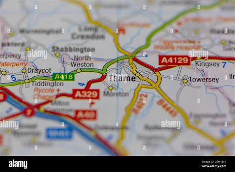 Map of thame hi-res stock photography and images - Alamy