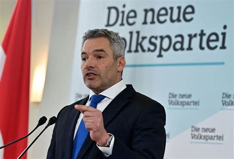 Austrian ruling party taps Interior Minister Nehammer to lead way ...