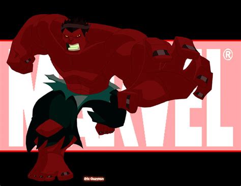 Red Hulk Smash by EricGuzman on DeviantArt