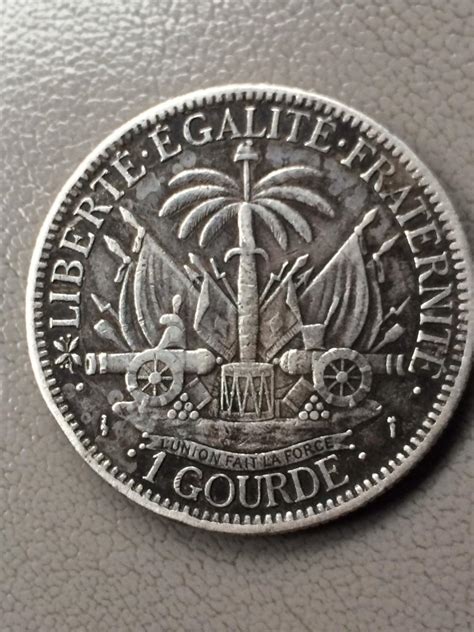 Today's Pawn Shop Find - 1882 Silver Haitian Gourde : r/coins