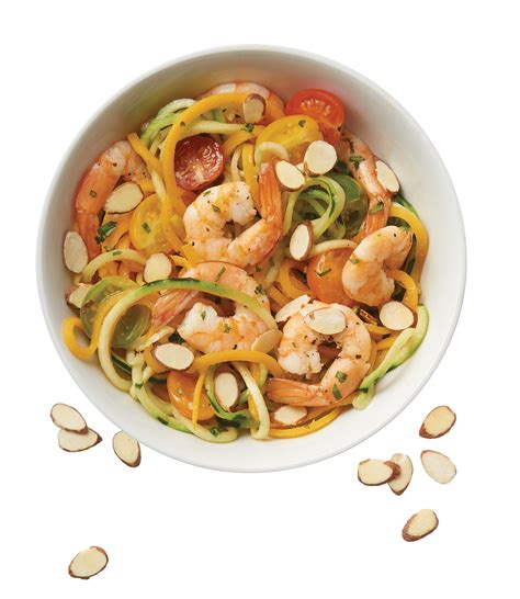 Salad Pizazz! | Italian Zoodles & Shrimp