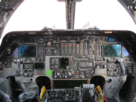 Cockpit of the Rockwell B-1B Lancer : r/aviation