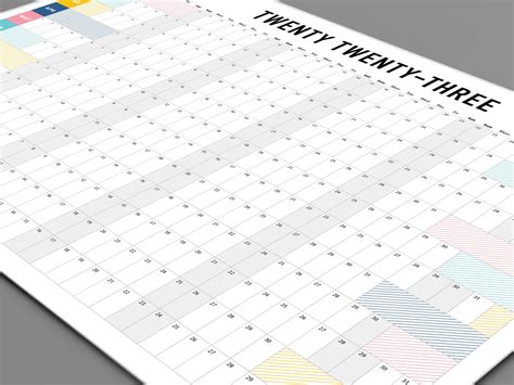2023 Year Planner Wall Planner Large Wall Calendar - Etsy New Zealand