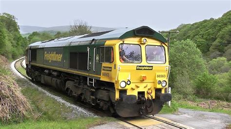 Freightliner Class 66 66563 seen on the GCG Branch Route Learning 16/05 ...