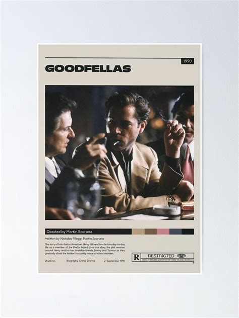 "Goodfellas Movie Poster" Poster for Sale by alexufandert | Redbubble