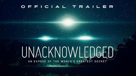 Unacknowledged Official Release Trailer (2017) Dr. Steven Greer UFO Documentary - YouTube