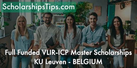 Full Funded VLIR-ICP Master Scholarships, KU Leuven, Belgium ...