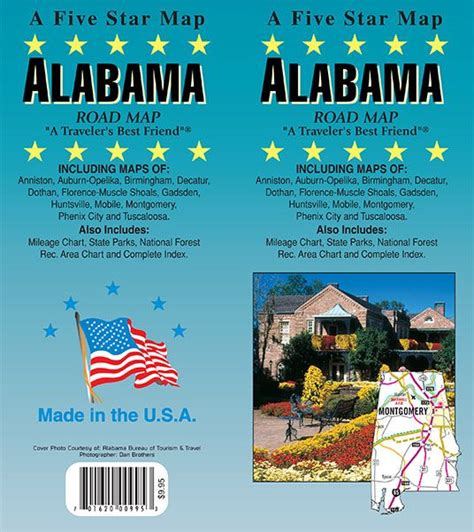 Alabama, Alabama State Map - GM Johnson Maps