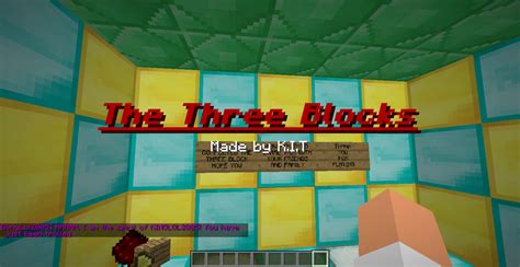 The Three Blocks Minecraft Map