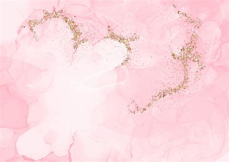 Premium Vector | Elegant hand painted background with gold glitter elements