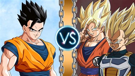 Gohan vs Goku e Vegeta - YouTube