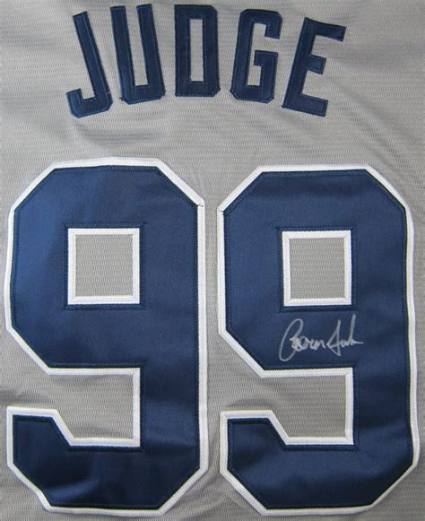 Aaron Judge Signed Jersey - Memorabilia Center