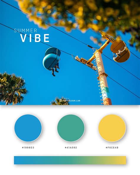 Yellow Blue Color Palette