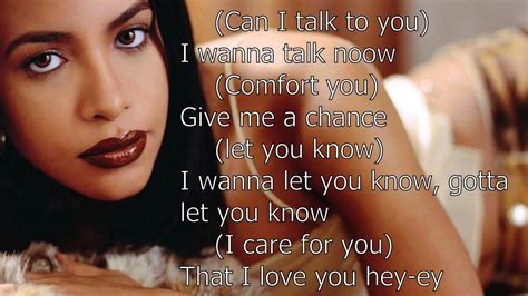 Aaliyah - I Care 4 U - Instrumental with Lyrics - YouTube