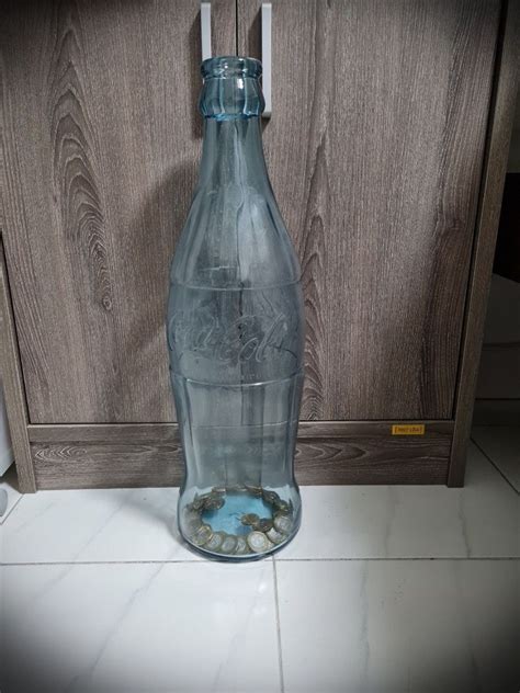 Big Coke Glass Bottle, Everything Else on Carousell