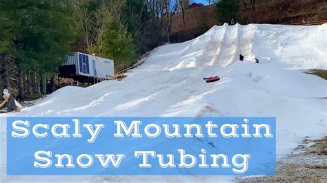 Scaly Mountain Snow Tubing - Scaly Mountain Outdoor Center - Best NC Snow Tubing - YouTube