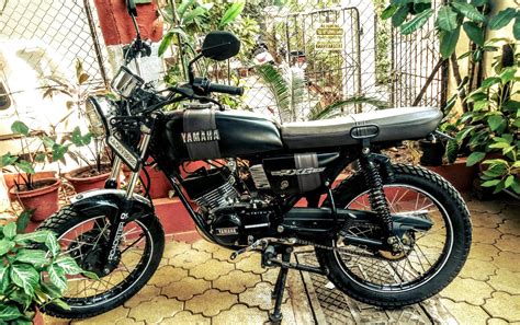 Modified Yamaha RX 135 Scrambler Restoration by Studio 21 in Bangaore Bengaluru | Yamaha rx 135 ...