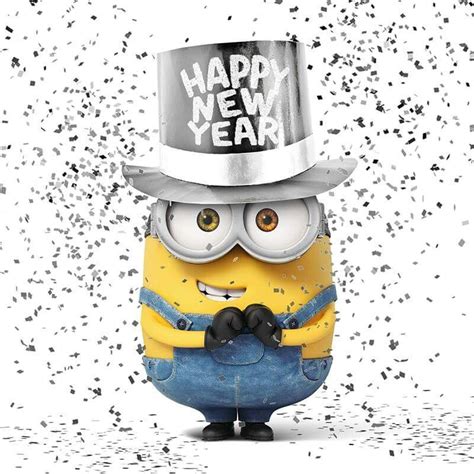 Pin by Jayme Bleyenburg on Minion Love | Happy new year minions, Minions new year, Minions