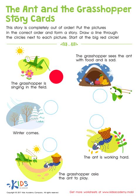 The Ant And The Grasshopper Worksheet – NBKomputer