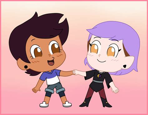 Lumity is a nice romance in Chibi Tiny Tales by Deaf-Machbot on DeviantArt