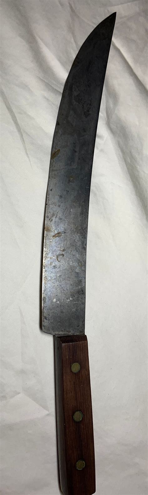 Antique Butchers Meat Cleaver Wooden Handle - Etsy